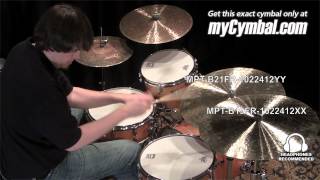 Meinl 21 Byzance Foundry Proof Traditional Prototype Flat Ride Cymbal (MPT-B21FR-1022412YY)