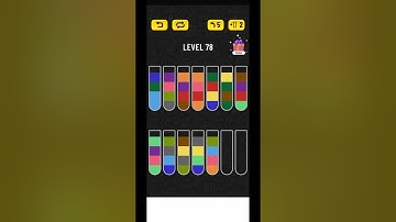Water Sort Puzzle Level 78 Walkthrough #shorts #watersortpuzzle