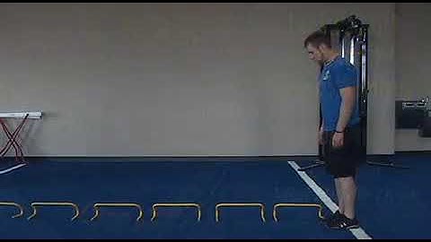 Diagonal Mini Hurdle Hops