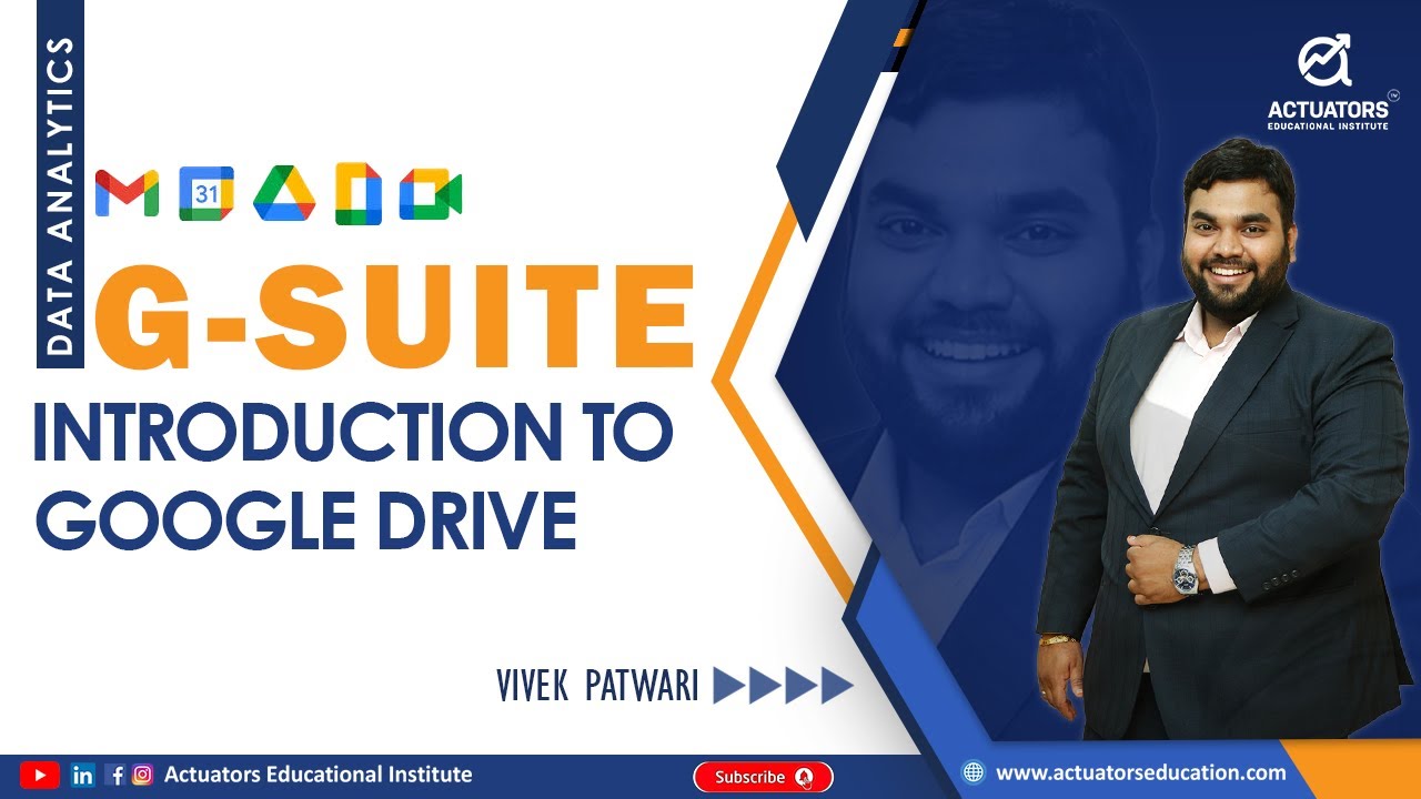 Introduction to Google Drive | G-Suite | Data & Business Analytics