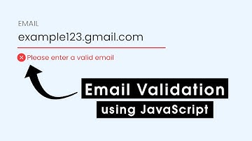 How To Make Email Validation Using JavaScript | Valid & Invalid Email Check In JavaScript