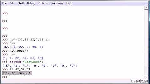 Python Programming Tutorial   16   Sort and Tuples   YouTube 2017