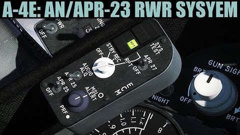 A-4E Skyhawk: AN/APR-23 Radar Warning System Tutorial | DCS WORLD