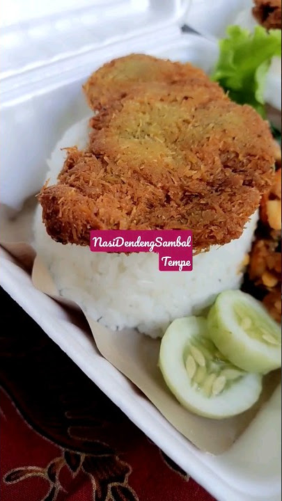 Nasi Dendeng Sambal Tempe 20k Menu Harian #natadarawarung #jualanonline #warungonline #deliveryfood