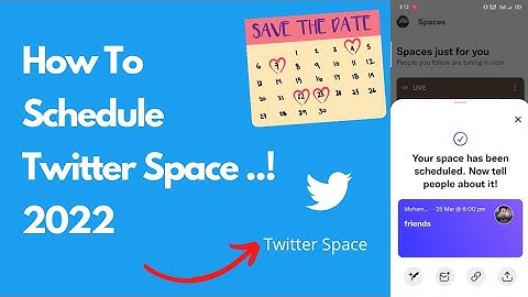 How To Schedule Space On Your Twitter Account || Schedule Your Twitter Space ..!