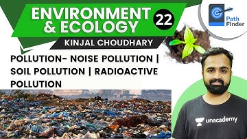 L22: Noise & Soil Pollution | Radioactive Pollution |  UPSC CSE/IAS 2021 | Environment & Ecology