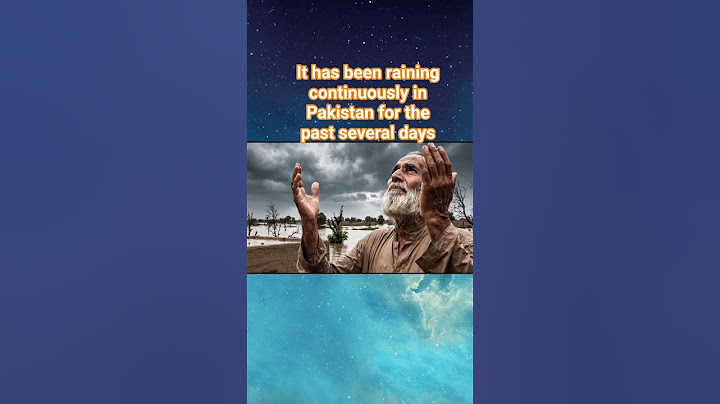 It has been raining continuously in Pakistan for the past several days #dawnnews #dailyjang
