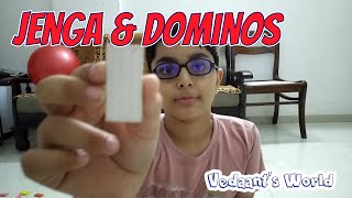 How to build and topple dominoes