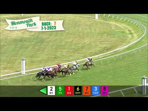 video thumbnail for MONMOUTH PARK 7-1-23 RACE 7