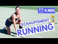 Echauffement running 4 min