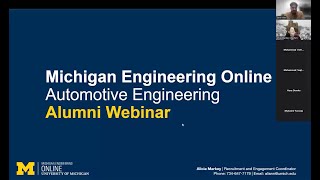 Automotive Engineering MEng - Alumni Webinar