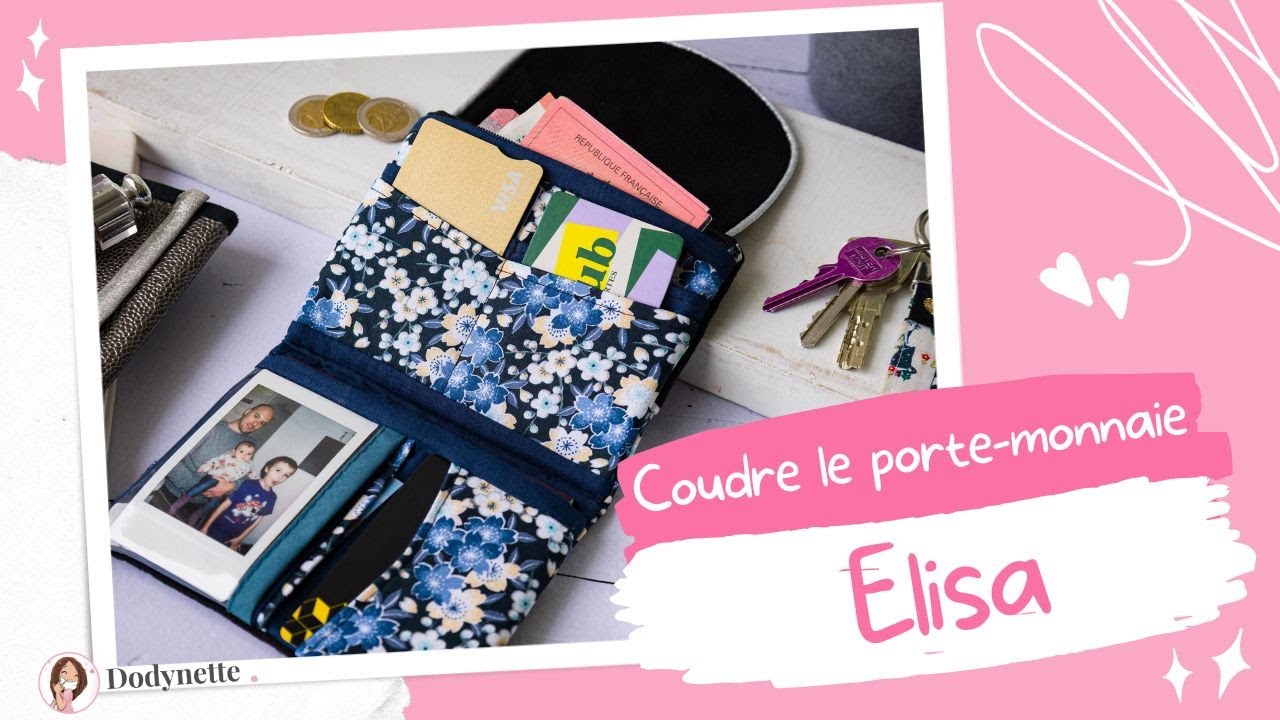 Coudre le porte-monnaie Elisa