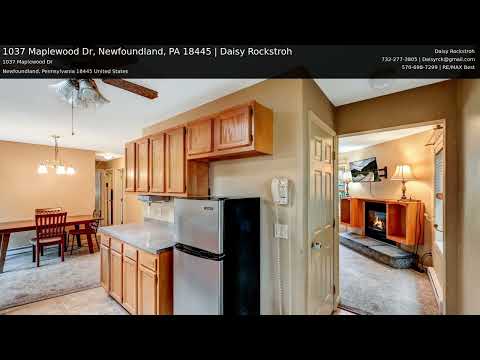 1037 Maplewood Dr, Newfoundland, PA home video tour