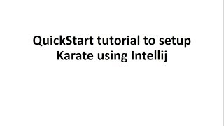 Karate - Quick-start with Maven Archetype and intelliJIDEA screenshot 5