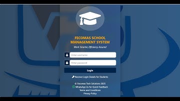 Fecomas School Management System (Schools lets get ready for the Academic Year)