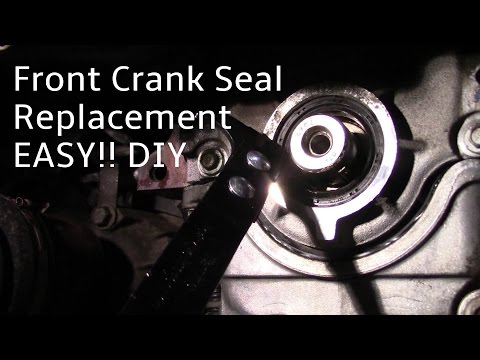 How To Replace a Front crankshaft Oil  Seal