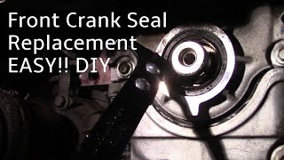 How To Replace a Front crankshaft Oil  Seal