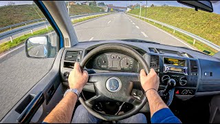 2008 Volkswagen T5 Transporter [2.5 TDI 131HP] |0-100| POV Test Drive #1405 Joe Black