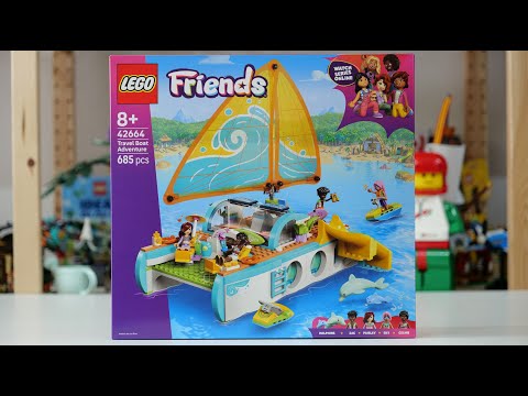 LEGO Friends 42664 Travel Boat Adventure Speed Build