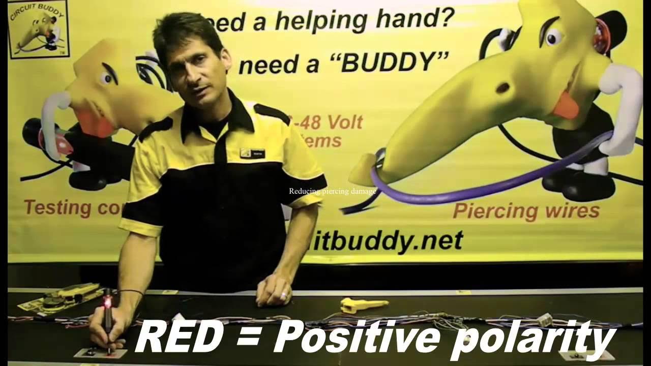 Circuit buddy automotive circuit tester test light led test light to