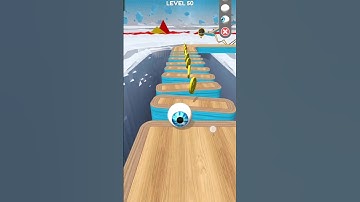 Noob vs pro vs hacker - Sky rolling ball 3d - Level 50 #goingballs