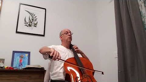 Bach Cello Suite #5 (scordatura) - Gavotte I and II