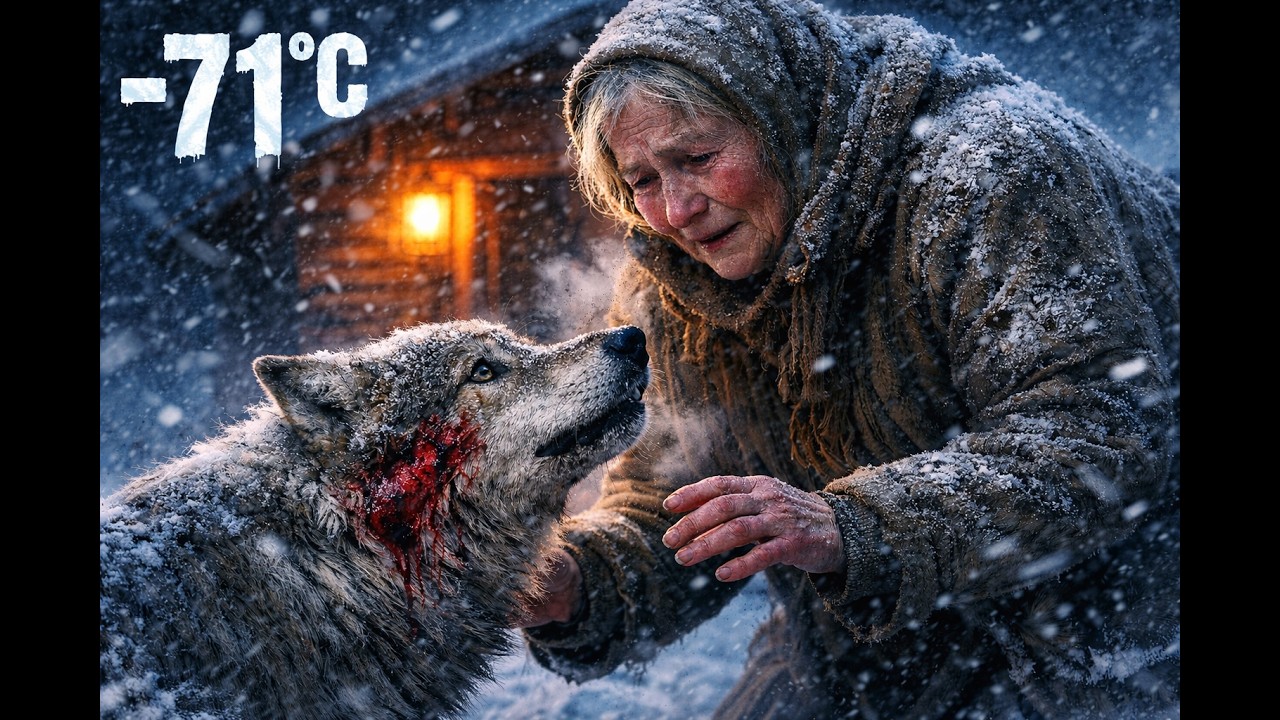 🐺 In −71°C Siberia, a Starving Wolf Came to an 80-Year-Old Woman’s Door… But It Wasn’t Alone