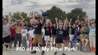 5050_Skate | #50! Apollo Park- Kearney NE my home town | 50 park tour for my 50th b-day! Finished!
