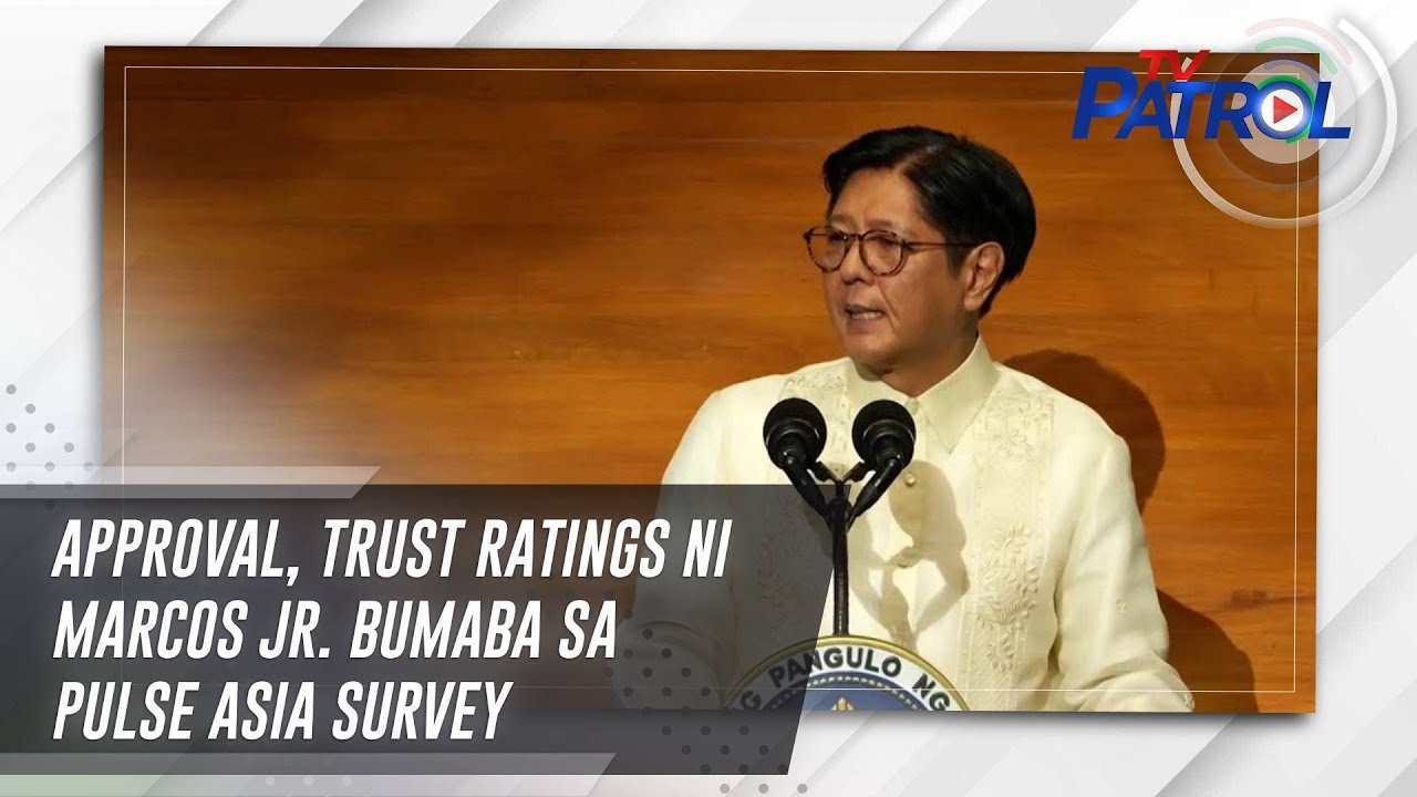 Approval, trust ratings ni Marcos Jr. bumaba sa Pulse Asia survey | TV Patrol