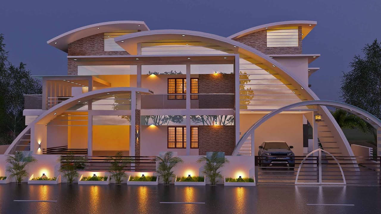 Most Beautiful Contemporary Villa In Beautiful Homes In Jaihind Tv 