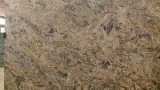 Blue Flower Granite Slab