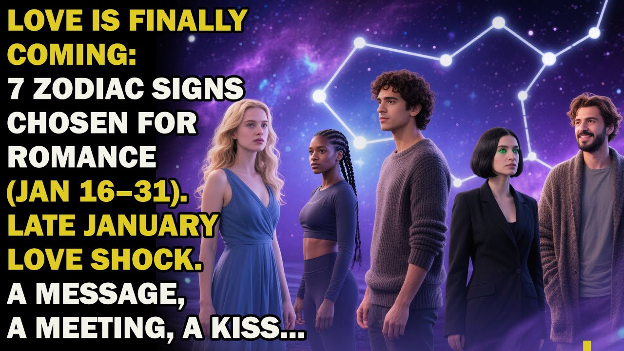 Love Is FINALLY Coming: 7 Zodiac Signs Chosen for Romance (Jan 16–31). Who Will Fall In Love