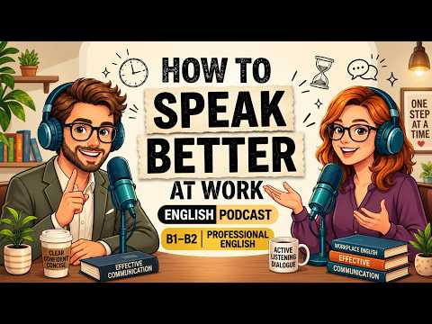 Speak English Confidently at Work | Easy English Conversation Practice | English Podcast