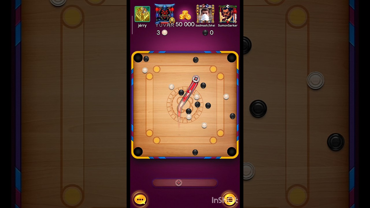 Incredible B2F 😈 Carrom Match Highlights! 🎮