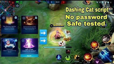 Dashing Cat recall script Full effect No password
