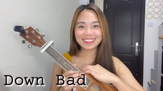 Down Bad- Taylor Swift (TTPD) | Ukulele Tutorial by Roma MG