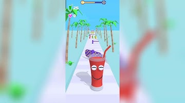 juice Run - Gameplay Walkthrough (iOS & Android) #games #funny