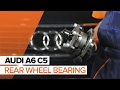 How to change a rear wheel bearing on AUDI A6 C5 TUTORIAL | AUTODOC
