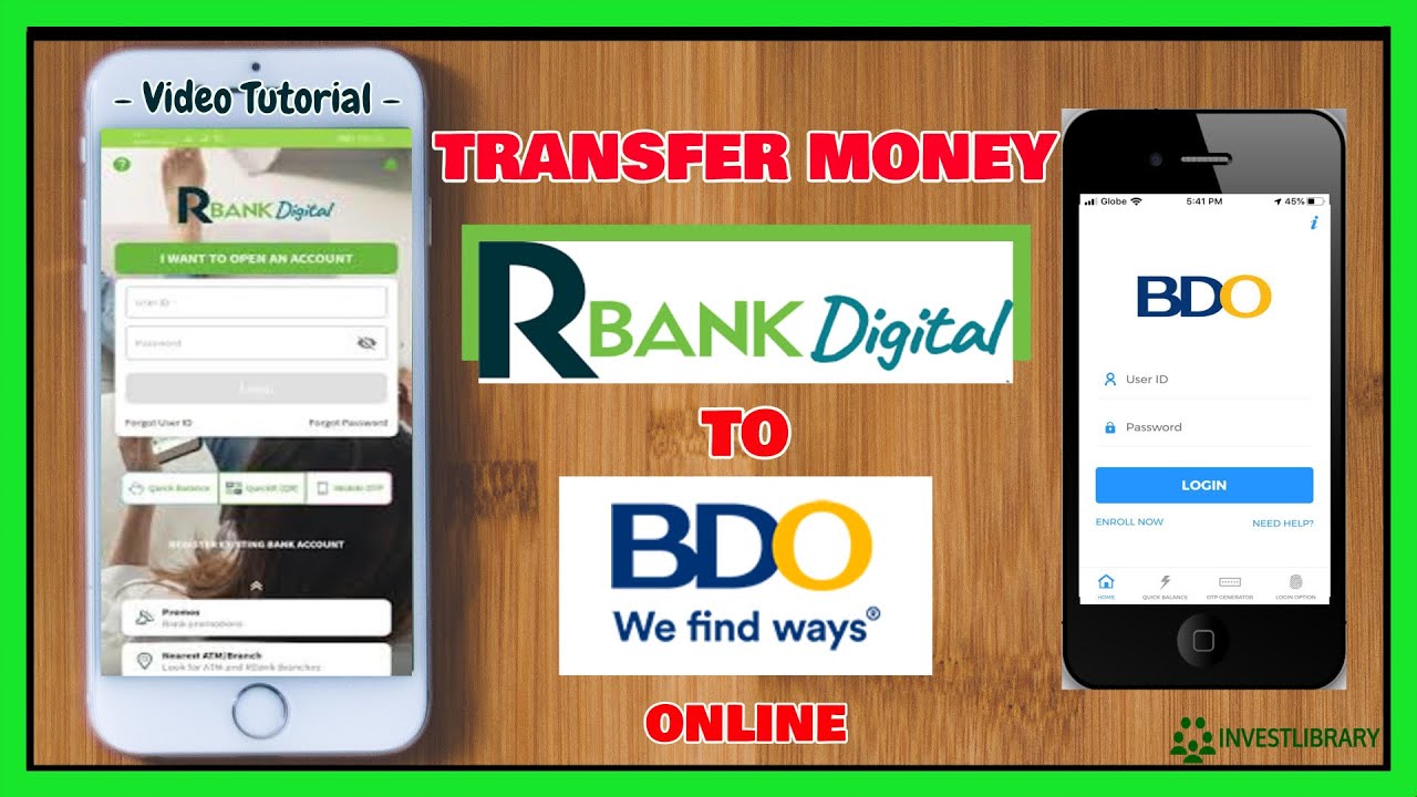 Robinsons Bank to BDO How to Transfer Funds from RBank to BDO Online