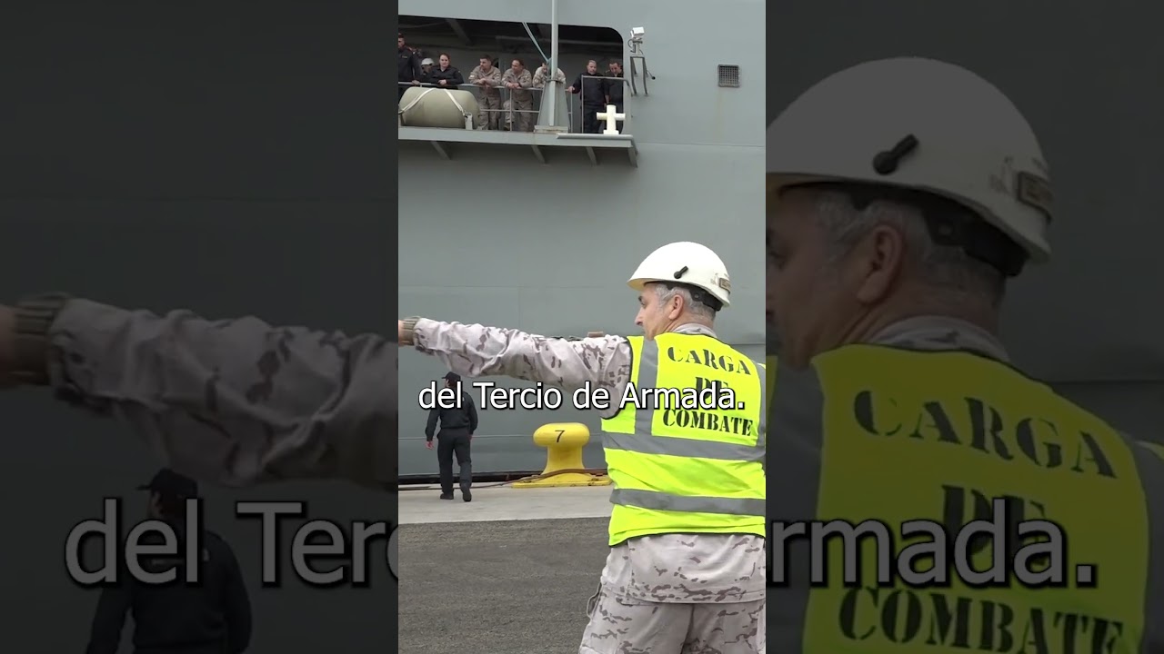 El buque Galicia de la Armada Española ya está en Valencia