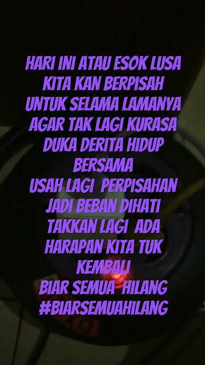 💜💜💜 BIAR SEMUA HILANG NICKY ASTRIA 💜💜💜 LAGU LAWAS INDONESIA 💜💜💜