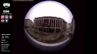 E96 Traffic installation in Germany - Daytime Fisheye View
