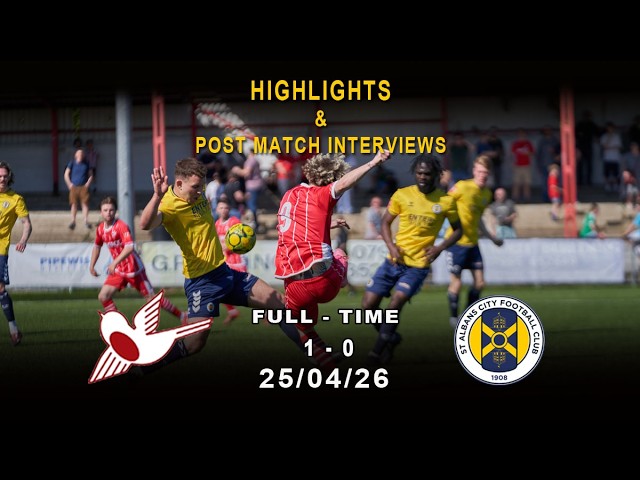 Highlights & Interviews - Carshalton Athletic vs St Albans - 25/04/26