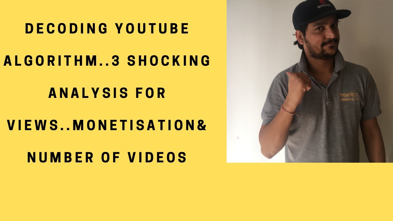 Decoding 3 YouTube Algorithm for views and monetisation!!!!! - YouTube
