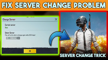 🔥 FIX SERVER LOCK PROBLEM IN PUBG MOBILE 😍 CHANGE SERVER ANYTIME IN 5 MINS WITH THIS TRICK
