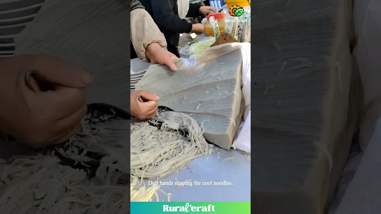 The Art of Fresh Liangfen: Traditional Chinese Street Food Skill 