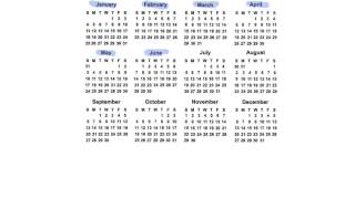 Kousuke Kelsey Calendar And Numbers