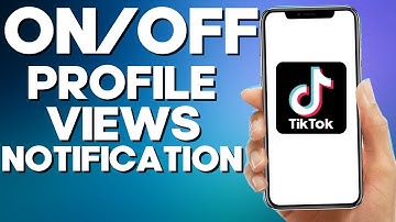 How To Turn On/Off Profile Views Notification On  your Tiktok App