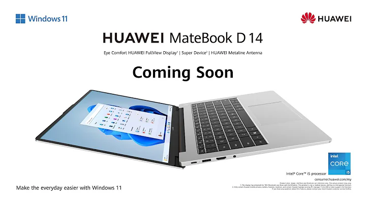 HUAWEI MateBook D14 | Coming Soon - DayDayNews