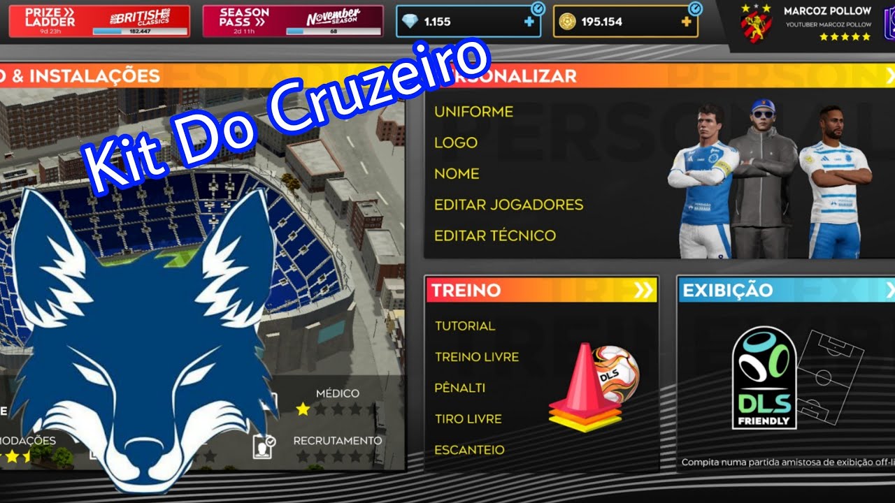 Kit do Cruzeiro Atualizado pra o DLS 26 !